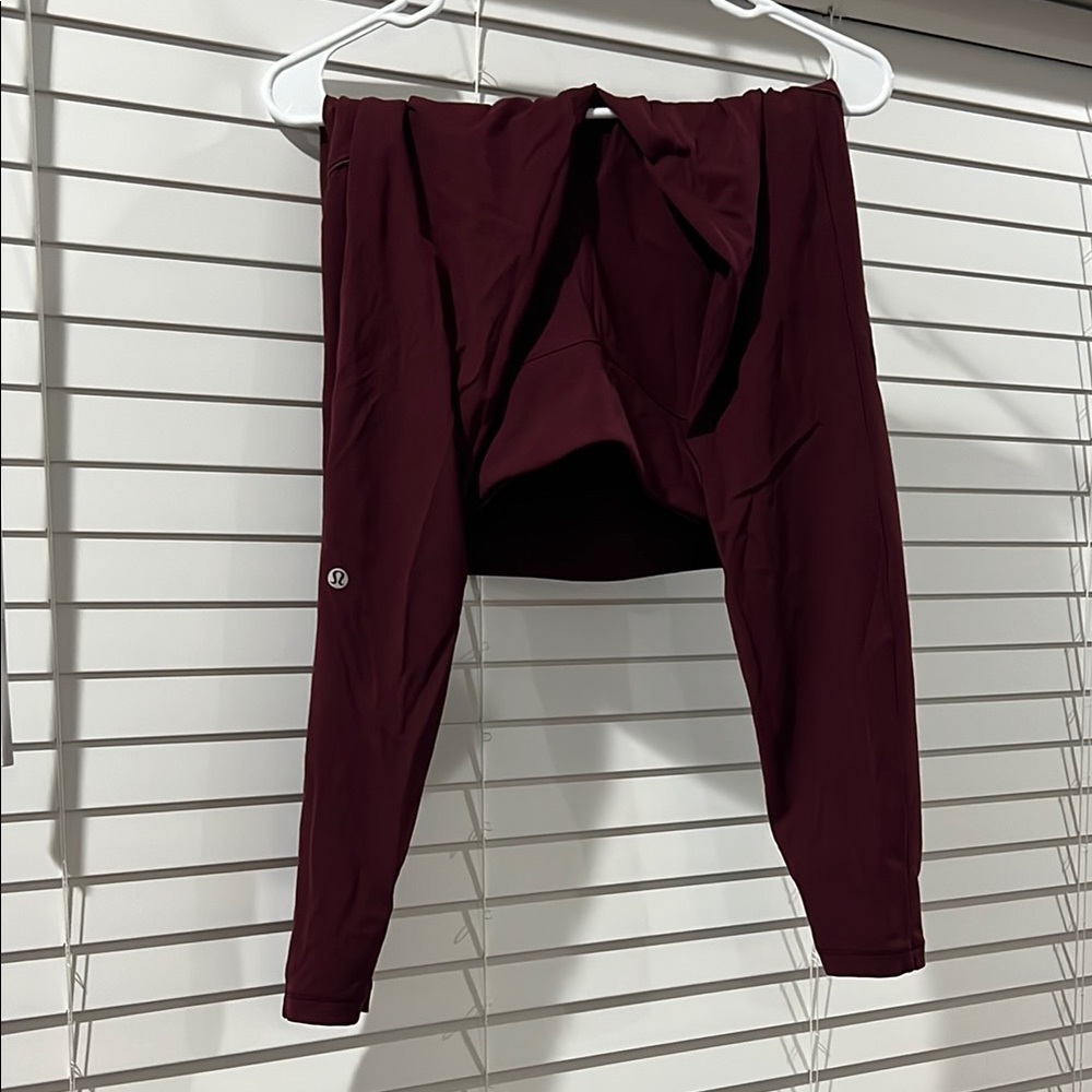 lululemon athletica Burgundy Leggings
